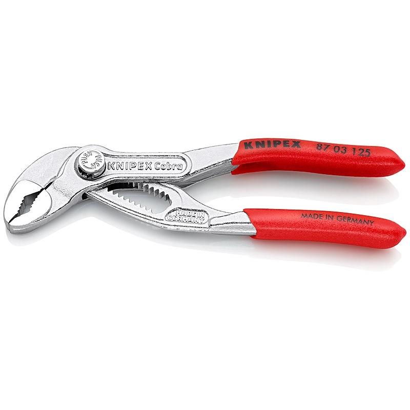

Регулируемые плоскогубцы Knipex Cobra Mouth 25 мм Длина 125 мм Хромовые заливные ручки