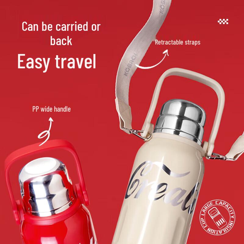 Kambach 316 Stainless Steel Pop-up Thermos Bottle