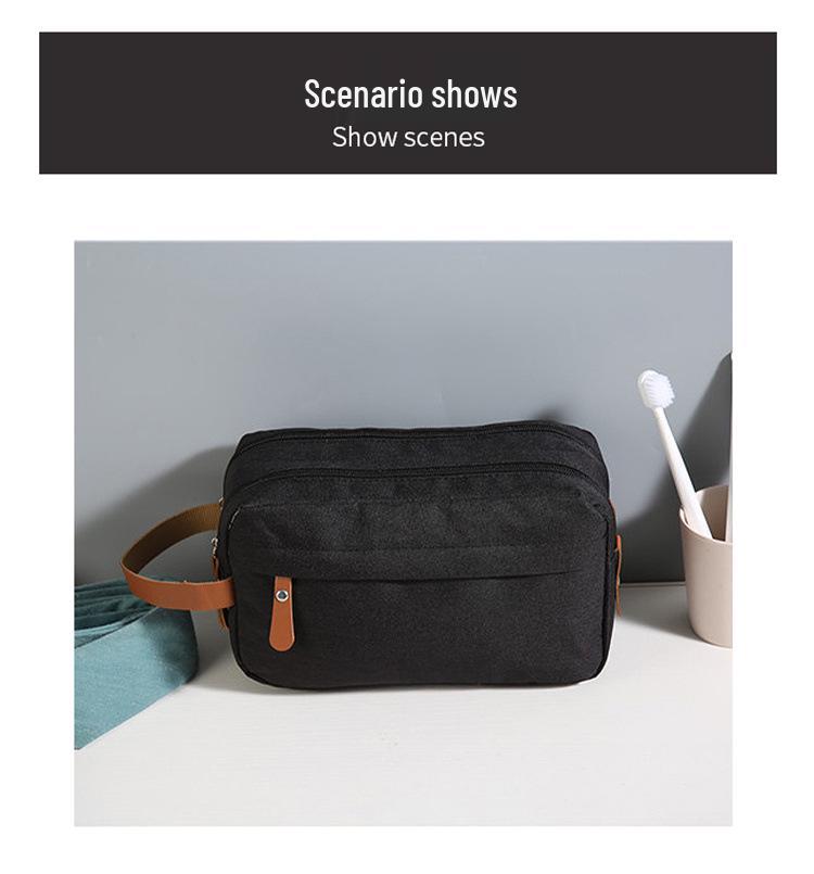 Men's Large Capacity Hanging Toiletry Bag for Travel and Business Trips