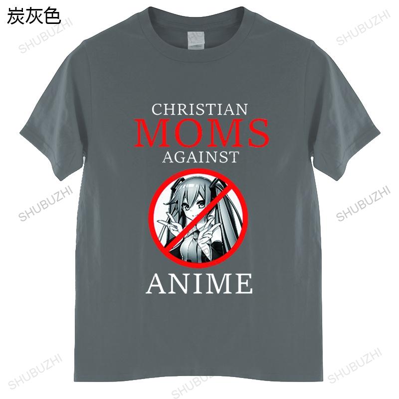 New Arrived Christian Moms Against Anime Comfortabled Couple Tees Hip Hop T-Shirts Streetwears Unsiex Clothes New Clothing