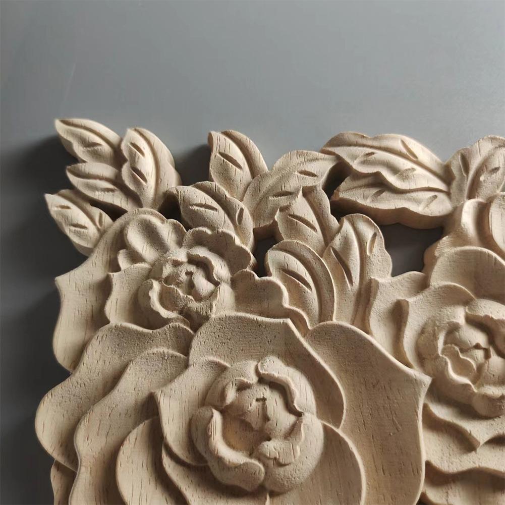 20x20cm Wood Carving Good Workmanship Polishing Technology
