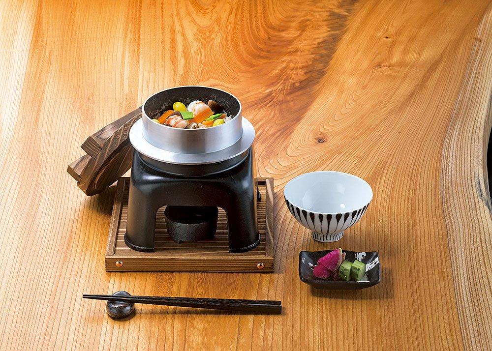 Yamako Yobi New Kamameshi Kamado Set, approx. 20x20xH21cm 21577