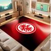Eintracht Frankfurt Football Print Crystal Velvet Rug, Comfortable Water Absorbent Non Slip Indoor Floor Carpet