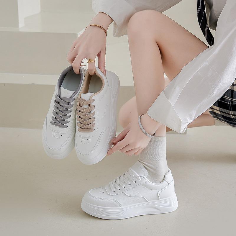 Autumn New Breathable Little White Shoes Female Students Platform Versatile Casual Sports Board Shoes 8