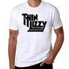 Thin Lizzy Text T-Shirt Blacks Sports Fans T Shirt Men