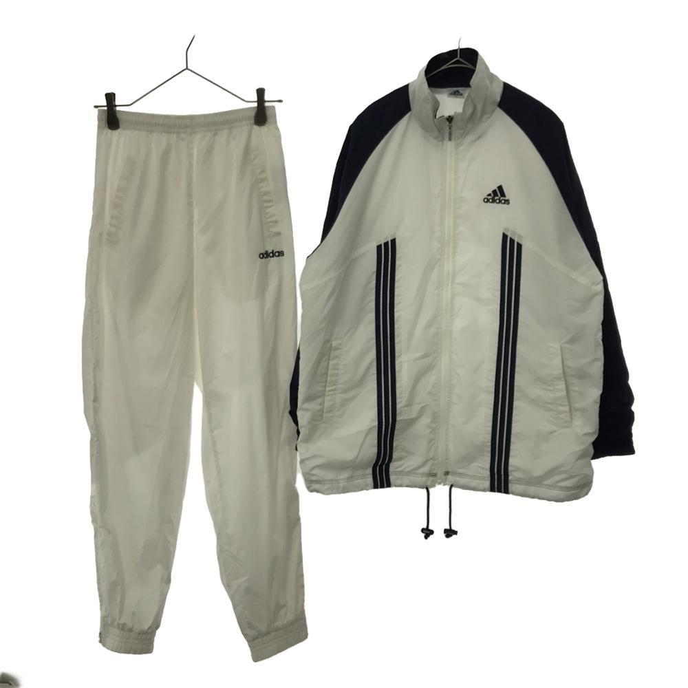 

adidas 90-х годов Сделано в Японии компанией Descente Старый тренировочный ветрозащитный костюм с 3 полосками Мужской Б/У