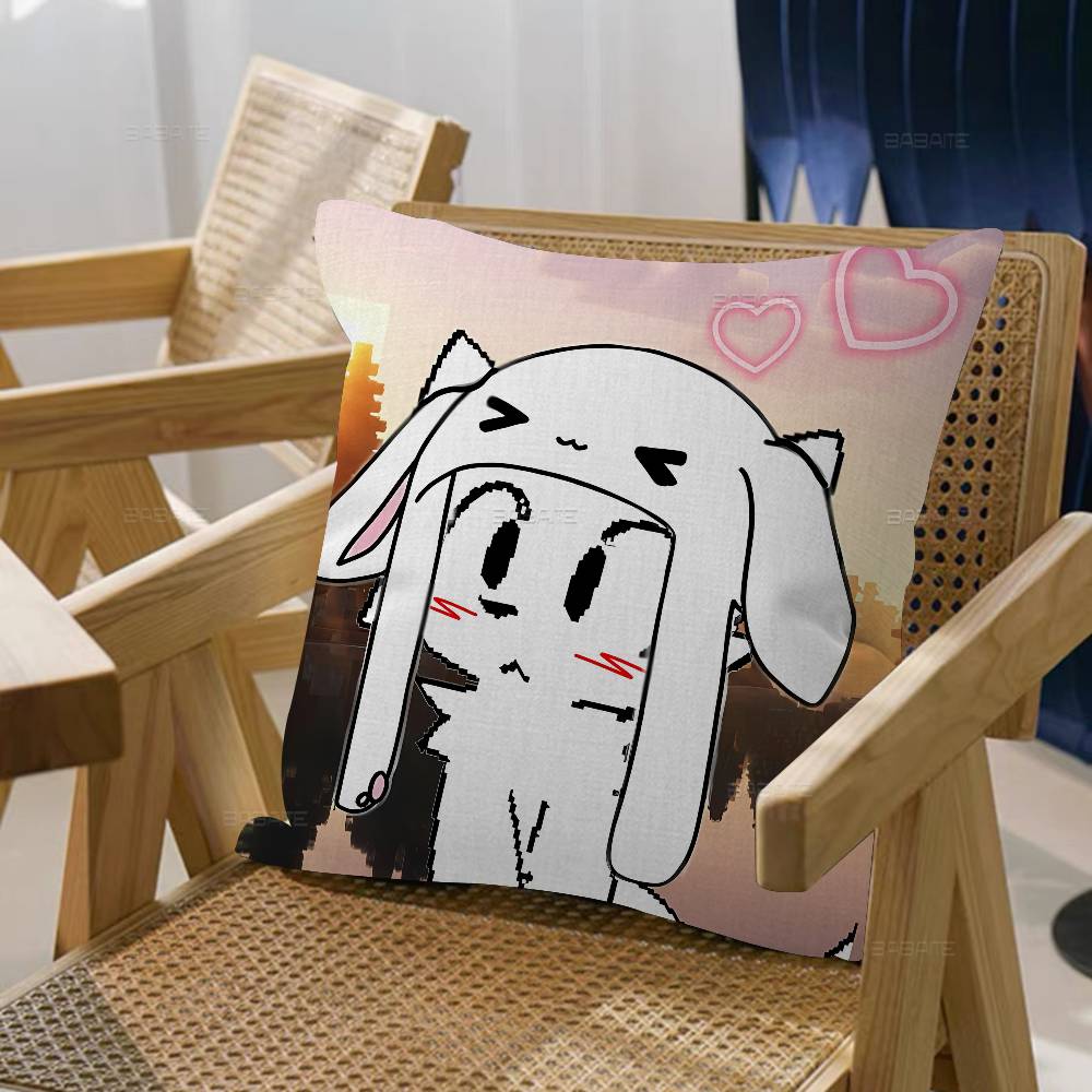 Funny Cartoon Boykisser Cushion Cover Inches Farmhouse Decor Home Throw Pillow Covers for Couch Decorations
