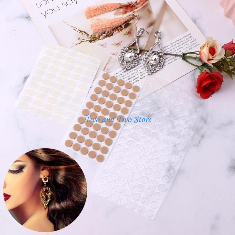 HX6F 300Pieces Invisible Waterproof Earring Ear Support Patches for Heavy Earring CN