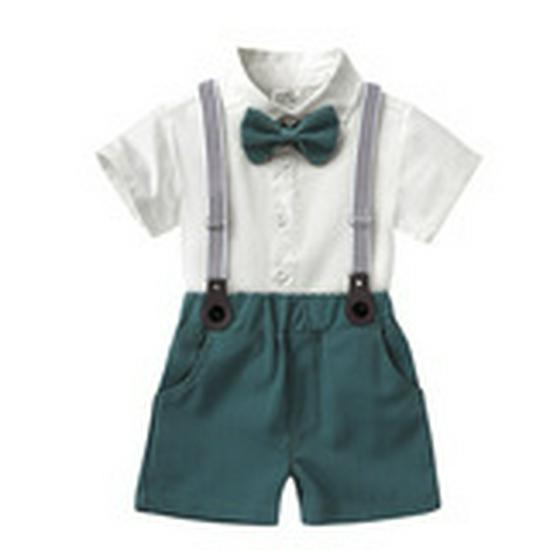 Schonku Kids' 2025 Spring & Autumn Formal Suit: First Birthday Gentleman Set