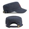 Spring Flat Baseball Hat for Men 3D Pentagram Embroidery Dad Cap Red Star Flat Hat Dailywear Visor Outdoor Sun Cap