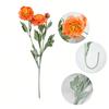 Fiore di Peonia Artificiale con 2 Fiori Doppi e 1 Bocciolo Ramo di Peonia Finta con Gambo per Bouquet da Sposa Fai-da-te Centrotavola per Casa Ufficio