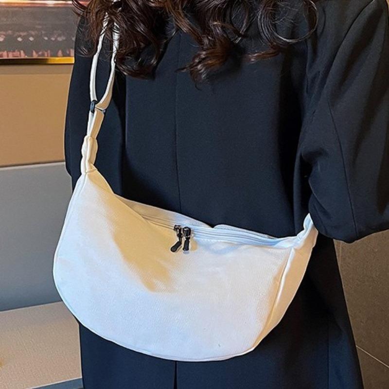 Bag Women's New Crossbody Versatile One Shoulder Student Large Capacity Canvas Bag