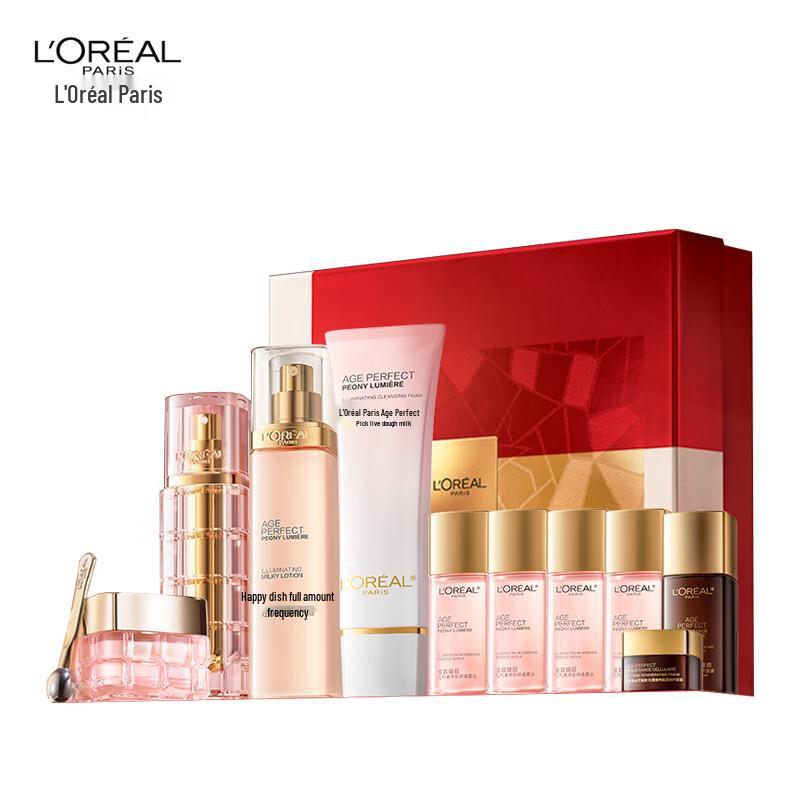 

L Oréal Golden Age Peony 10-Piece Facial Care Gift Set
