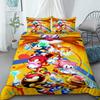 Sonic Duvet Cover for Kids Cool Bedding Set, Duvet Cover for Bedroom Decor Twin, Double, Queen,Soft and Comfortable and King
