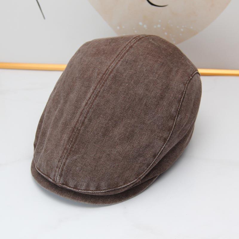 Tooling style old forward hat street versatile and thin painter newsboy hat men and women can wear caps in autumn and winter