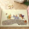 Cute W-Winnie The P-Pooh-S Kawaii Carpet Bathroom Anti-slip Mat Door Mat Home Decoration Mat Entrance Door Mat Scratch-resistant