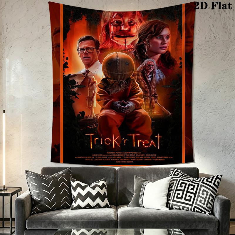 Horror Movie Characters Tapestry Tapestry Background Cloth Wallmounted Wall Covering Decoration Christmas Gift Homestay Soft Decoration Tapestry