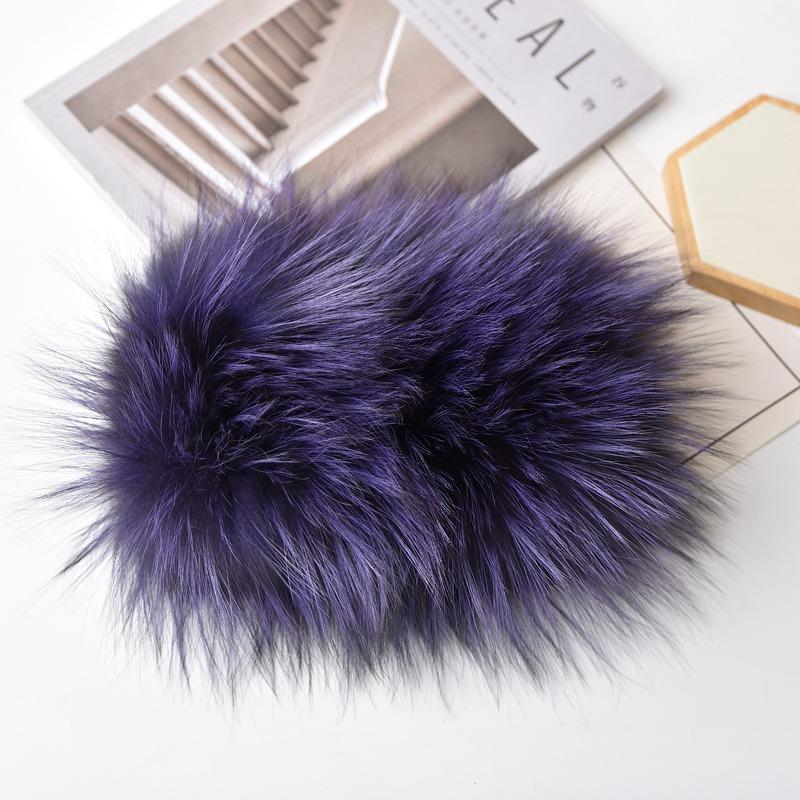 Women’s Winter Warm Real Fox Fur Scarf Fur Headbands Fox Fur Scarves Luxury Neck Warmer Good Elastic Natural Fur Mufflers