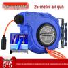 Retractable Air Hose Reel with 12*8MM Braided PU Hose for Pneumatic Tools and Car Detailing