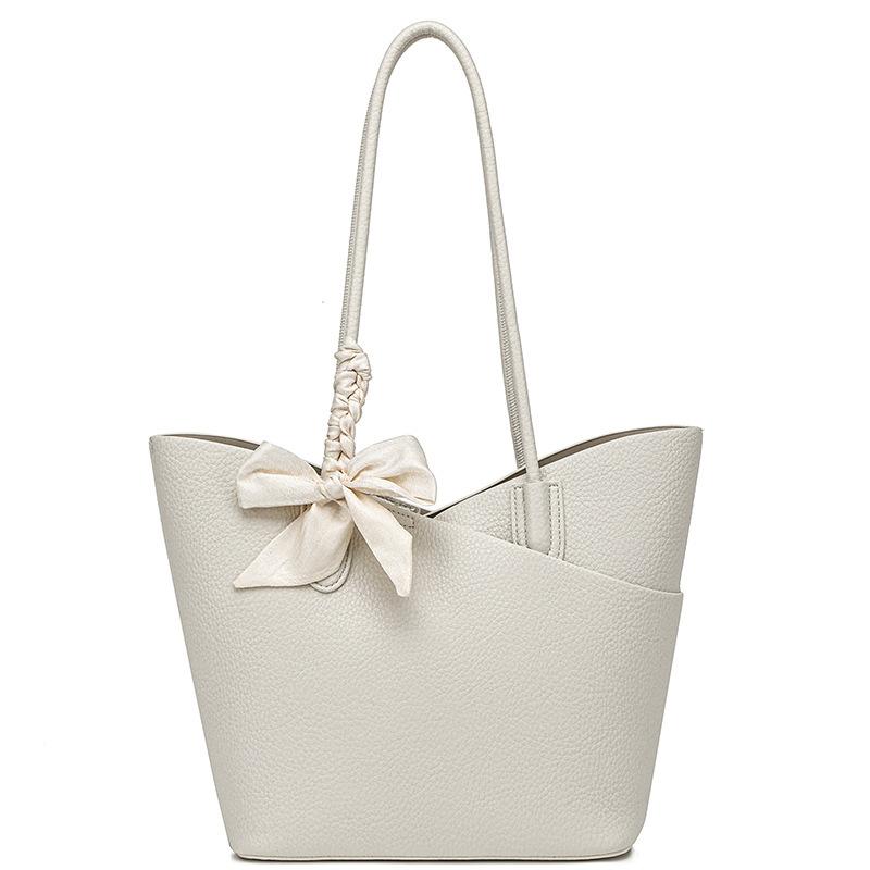 

Women s bags Women s 2025 autumn new fashion shoulder bags retro large-capacity tote bags handbags бежевый