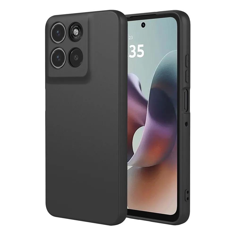 Moderne Unifarbene Stoßfeste Schutzhülle aus Flüssigsilikon für Moto Edge 70/Edge60 Pro/Edge50 Pro/Edge 50 Fusion