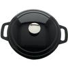 4.5L Enameled Cast Iron Pot With Lid Black Pot Solid Saucepper