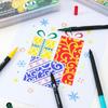 Cartoon Paint By Numbers Paper Drawing Learning Book Filling Color Book Set  Adults and Kids