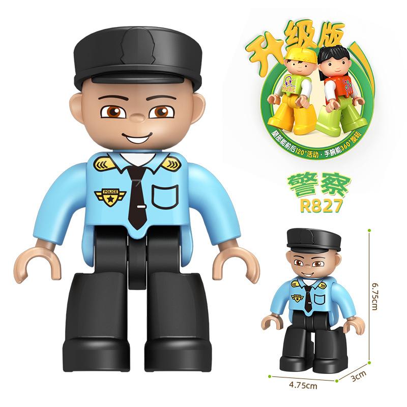 Large Particle Building Block Figurine Assembly Accessories Doll