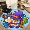 1PC Magical Magic Creatures Office Round Area Rug,  Mat Suitable ForOffice, Under Office Chairs Bedroom Living Room Home Decor, Room Deco