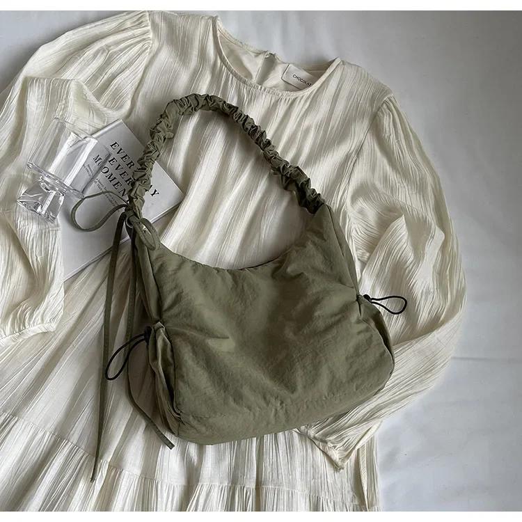 

High-quality Nylon Women s Shoulder Bag Work Style Casual Crossbody Bag Trend Fashion Y2K Handbags Travel Shopping 27x19x11cm