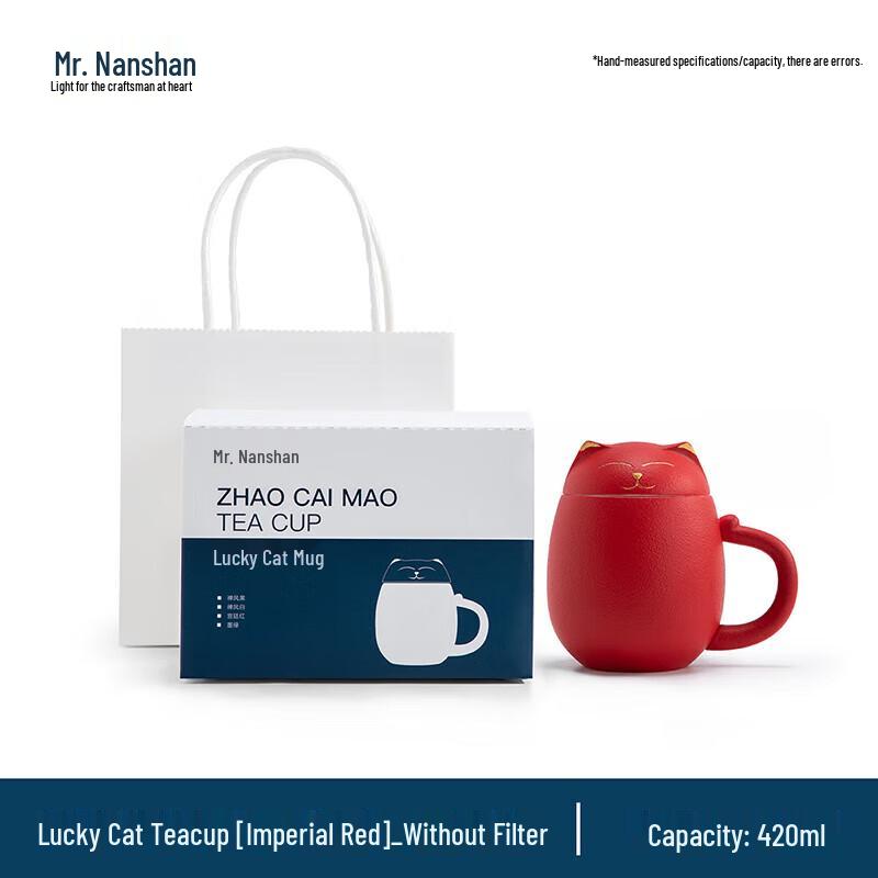 

Lucky Cat Ceramic Teacup