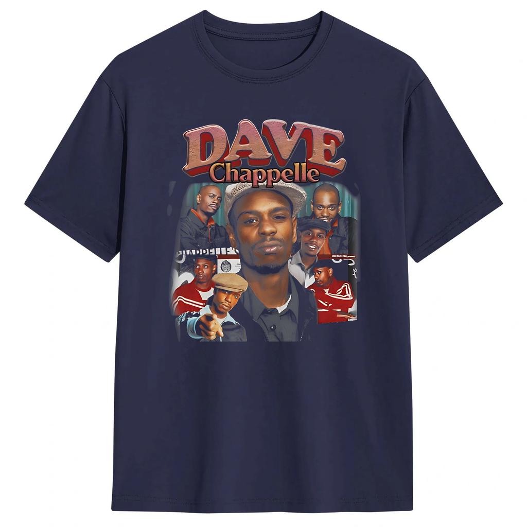 Funny Dave Chappelle TShirt Summer Cotton TShirts For Unisex Harajuku Printed Tee Shirt Short Sleeve Vintage Clothing