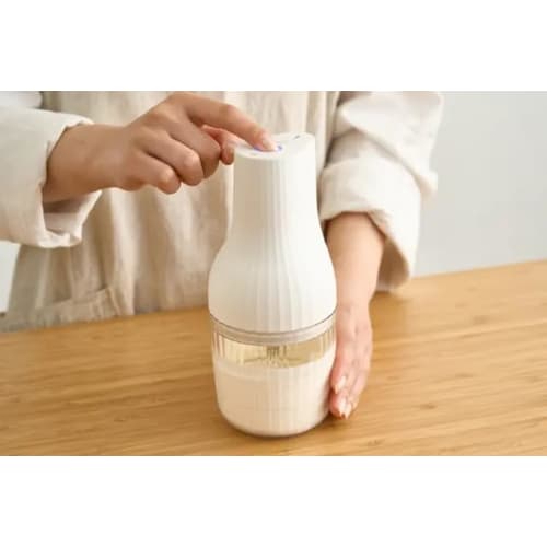 Kai Brand KAI Automatic Fresh Cream Whipper Fresh Cream NAMACRICH Compact Whipping Cream Cordless Rechargeable USB-C Charging Cable Included DK5150