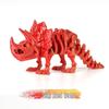 Eco-Friendly 3D Printed Dragon and Triceratops Dinosaur Skeleton Ornament Toy Figurine