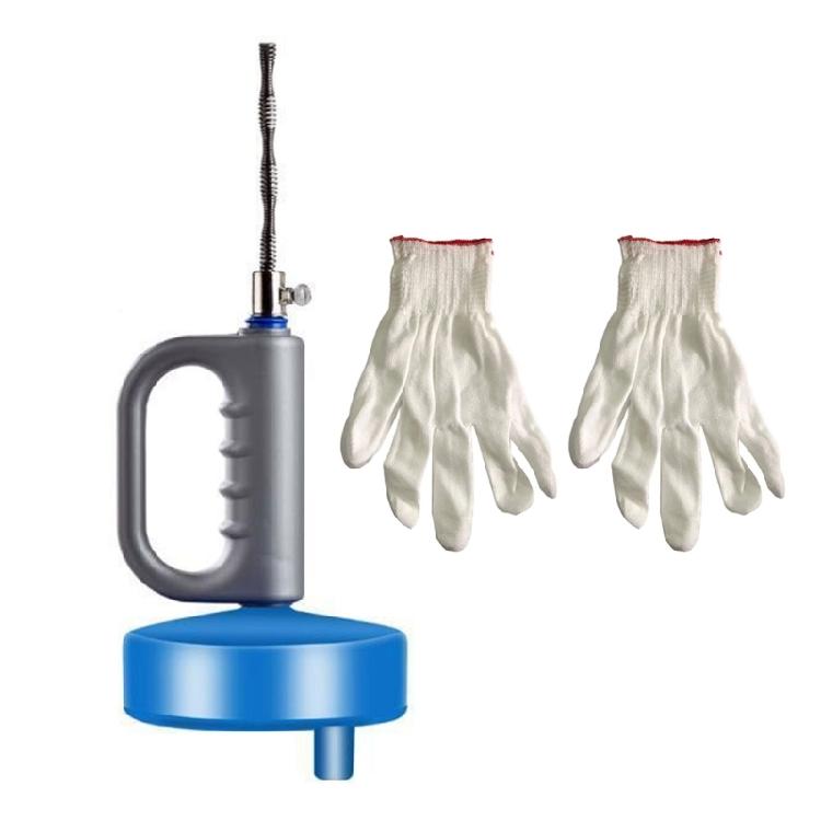 Rubber Plumbing Snake Unclogger Set With Storage Case And Gloves Powerful Drain Cleaner 1
