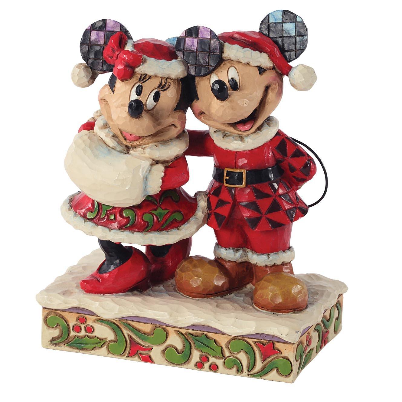 

Enesco Disney Traditions Джим Шор Фигурки Санта Микки и Минни Маус 6 белый