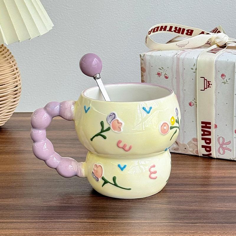 School Gifts for Teachers and Classmates, Ceramic Mugs, Couples, Coffee Mugs, Birthday Gifts for Girls, Gift Boxes