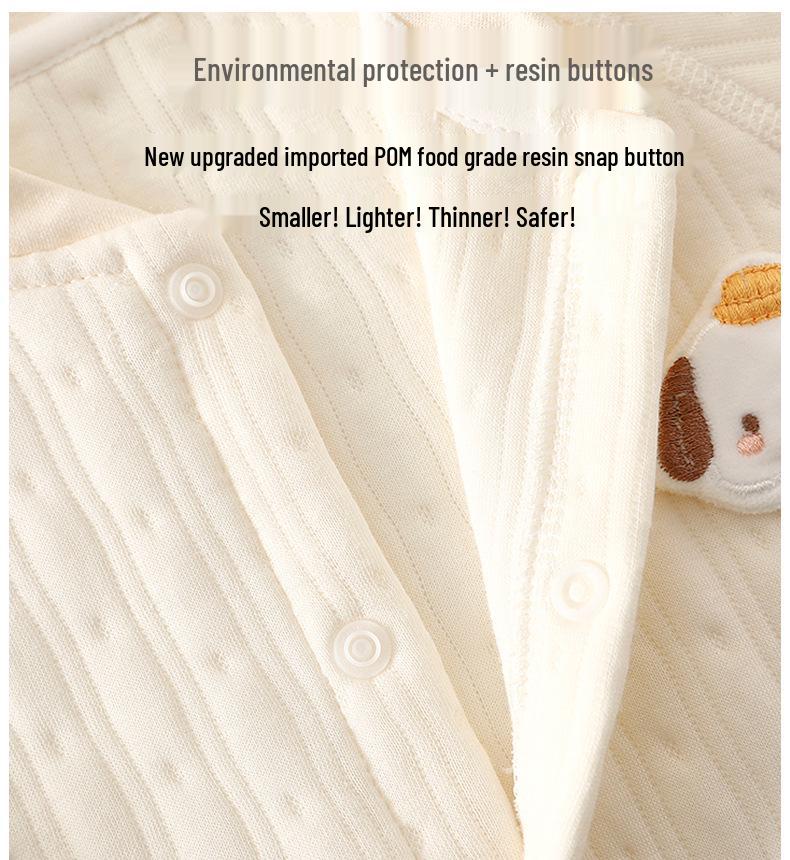 Jingqi Gesteppter Warmer Strampler für Neugeborene: Herbst/Winter Pyjamas & Oberbekleidung