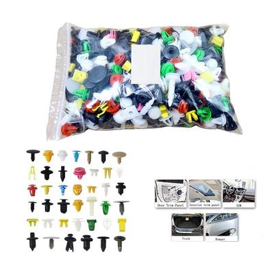 Automobil Kunststoffniet Auto Kotflügel Stoßstange Innenverkleidung Druckstift Clips Kit Autozubehör 50/100/1000 STÜCKE