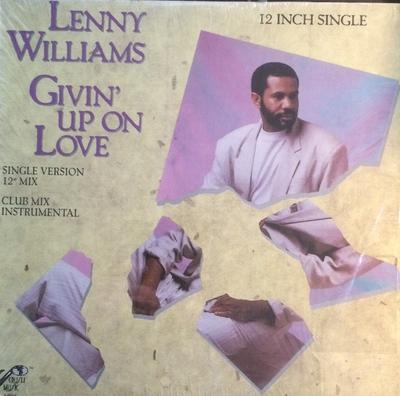 12inch Record LENNY WILLIAMS  Givin Up On Love A6636 Crush Music 1988 US SoulFunk Used