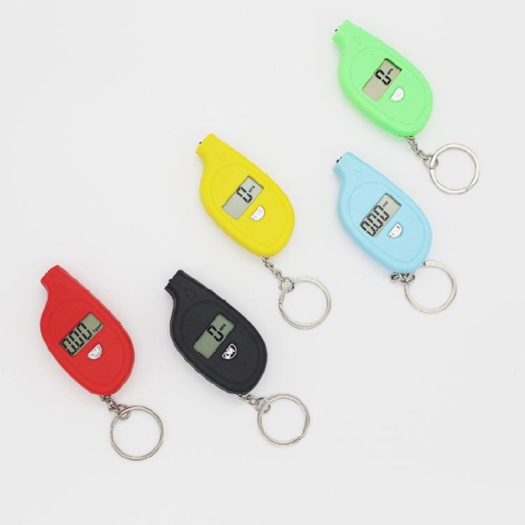 Travel Friendly Mini Tire Pressure Gauge with Keychain For Accurate Monitoring And Peace Mind During Journey Travel