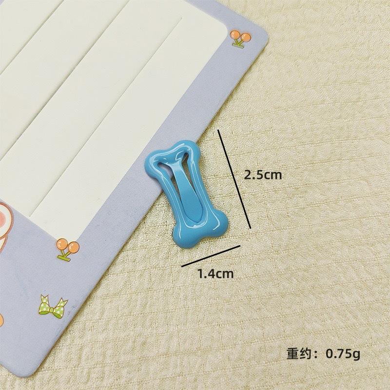 2.5cm Oil Drop Dopamine Color Hair Clip Small Bone Sweet Cute Girl BB Clip Side Bangs Broken Hair Small Hair