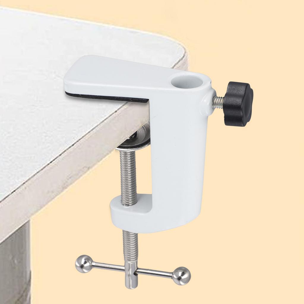 Desk Table Mounting Clamp Base Desk Lamp I-Shaped Clamp Desktop Bracket Fixed Clip Aluminum Alloy Woodworking Clamp Hardware
