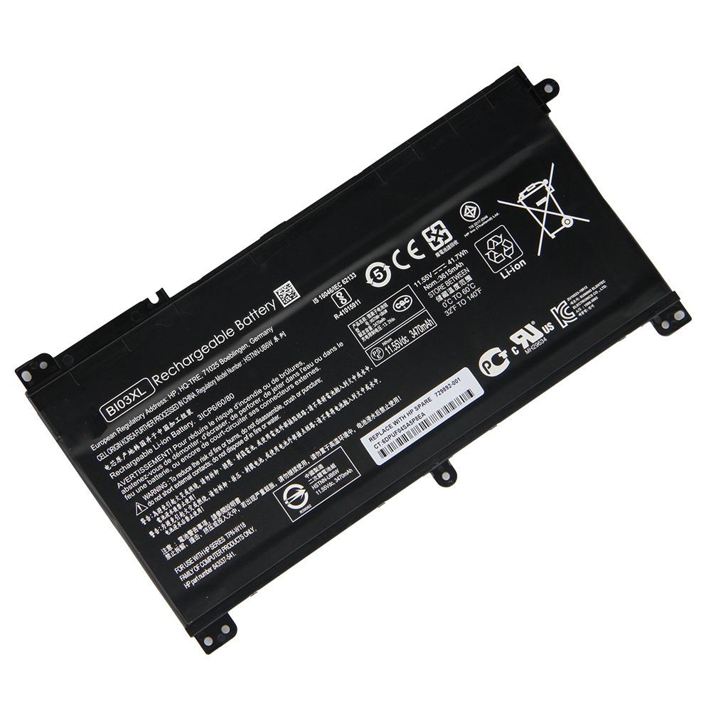 Rechargeable Lithium Battery For HP Pavilion X360 HSTNN-UB6W TPN-W118 13-U142TU BI03XL Laptop Battery 3470mAh