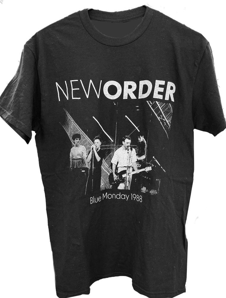 Vintage New Order TShirt  Blue Monday Graphic Tee Synth Pop Band Shirt PA6908 Unisex T-Shirt XXXXL