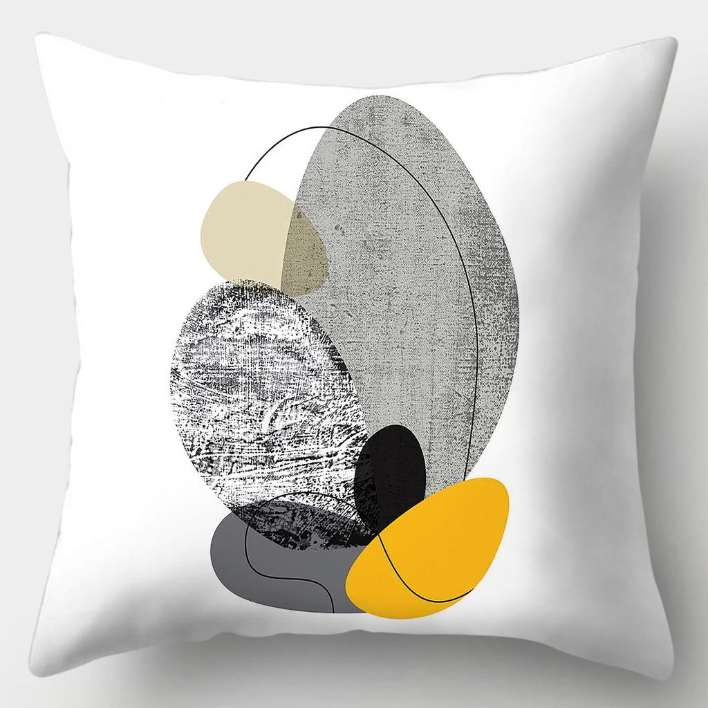 Art Drawing Style Pillowcase Square Sofa Pillowcase Abstract Main Image Cushion Cover
