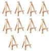 Eduway 6 Inch Mini Wooden Easel Tripod Stand for Sketch Accessories/Natural Craft/Art/Painting/Mini Canvas/Business Card