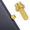 2Pcs Titaniums Alloys Bike Bottle Holder Screw M5x12mm Water Bottle Cage Bolts Hexagon Socket Head Bolts Screws Bike Part