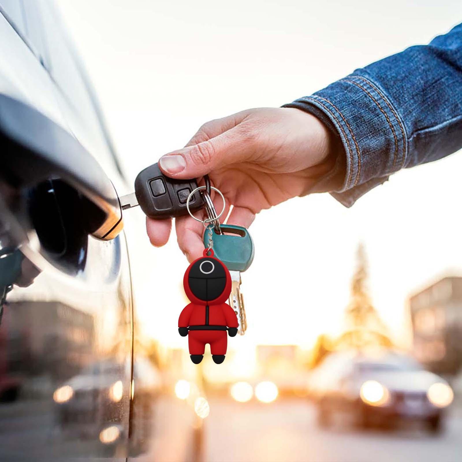 

Брелок с милым персонажем из эпоксидной смолы, подвеска ручной работы своими руками, украшение для косплея