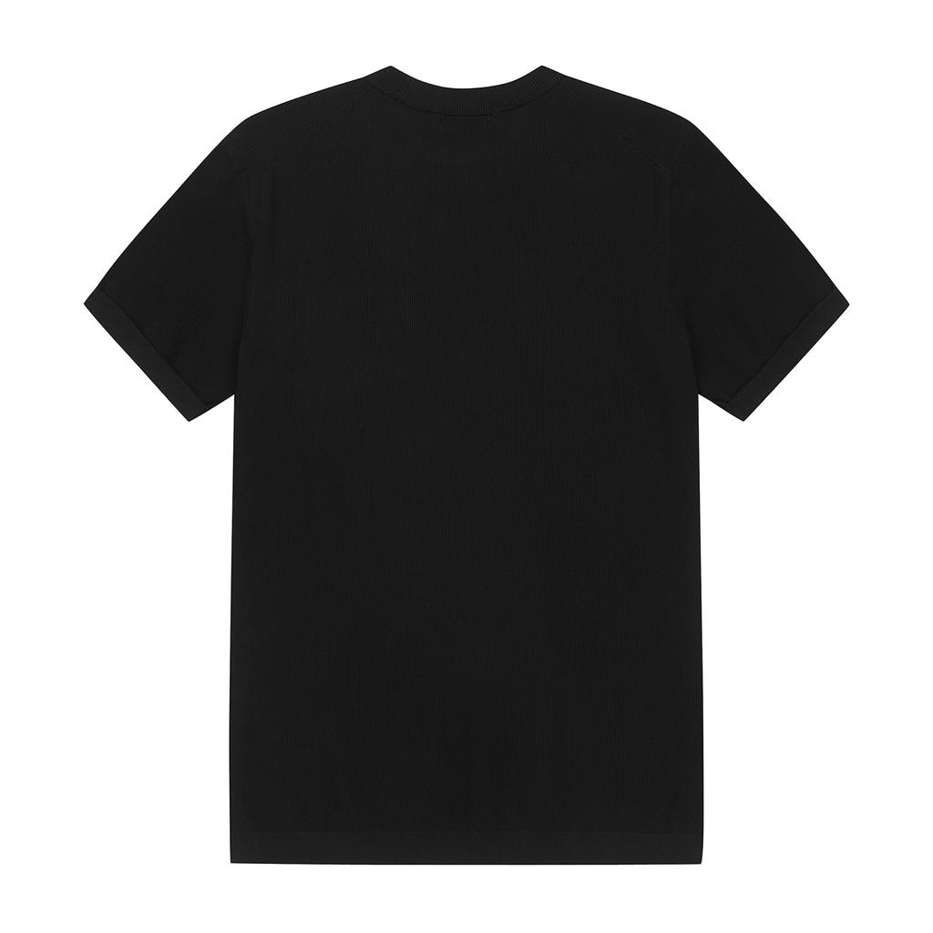 FERRAROMILANO Men'S Round Summer Sweater Black (A0C225139)